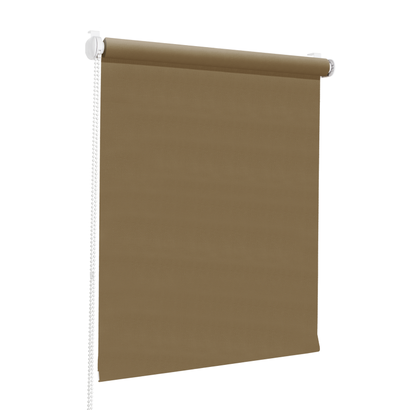 Тканинні ролети MINI 42.5х150 кава з молоком (світло-коричневий) 0881 IMPULSO P+R (Польща) 