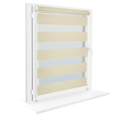 Тканинні ролети День-Ніч 38х150 бежевий колір 9 IMPULSO P+R (Польща) 