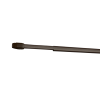 Карниз КАФЕ коричневий D10 мм довжина 80-104 см (2шт.) Bojanek